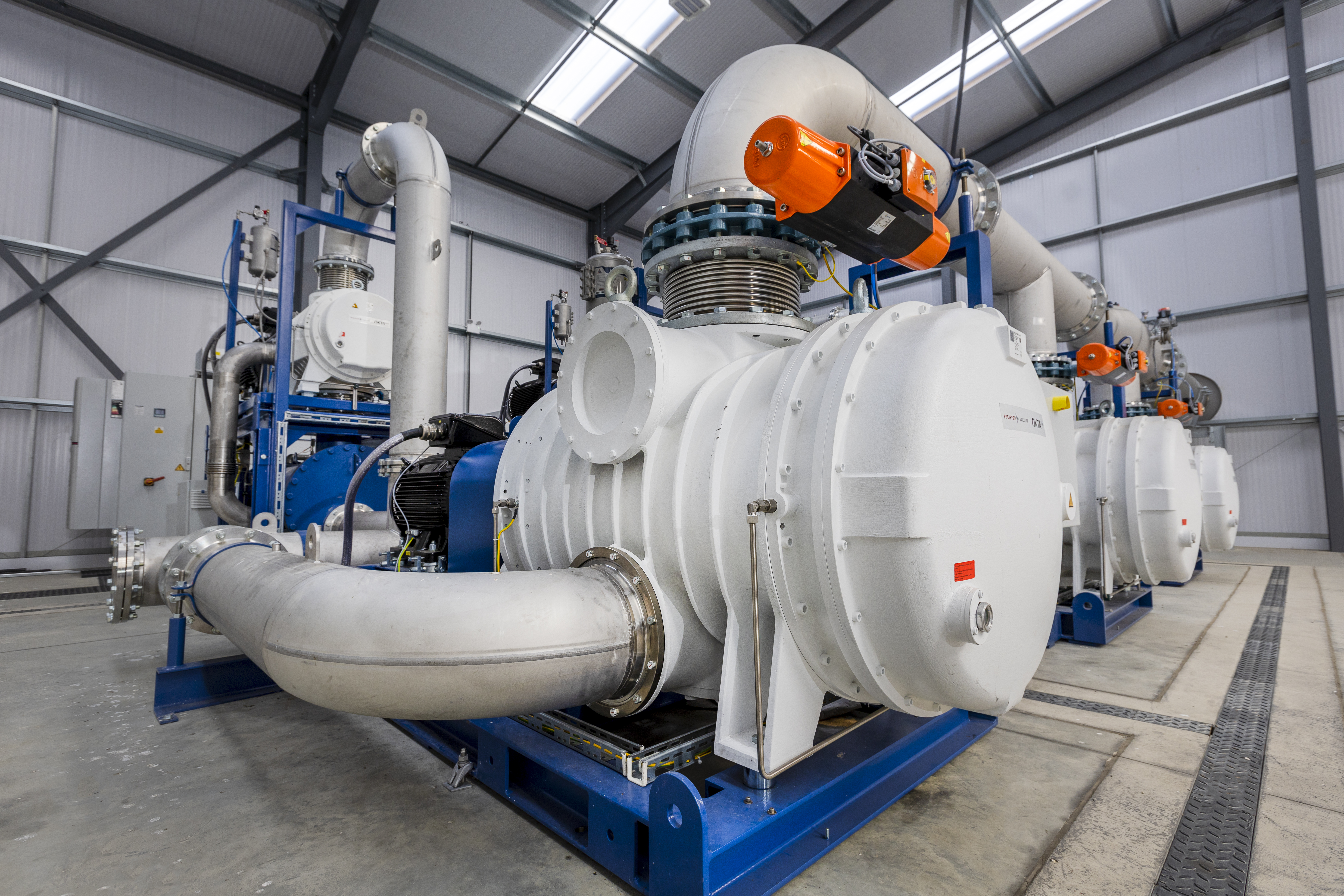 Vacuum pumps at the National SPace Propulsion Test Facility